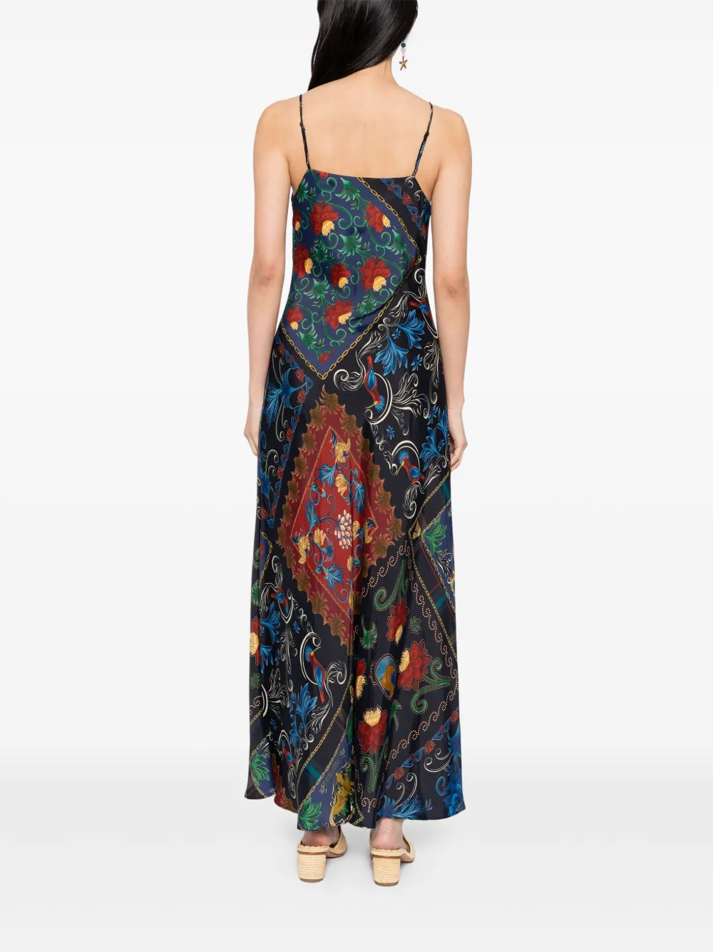 FARM Rio Arabesque jurk Blauw