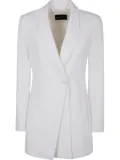 Emporio Armani satin blazer - White