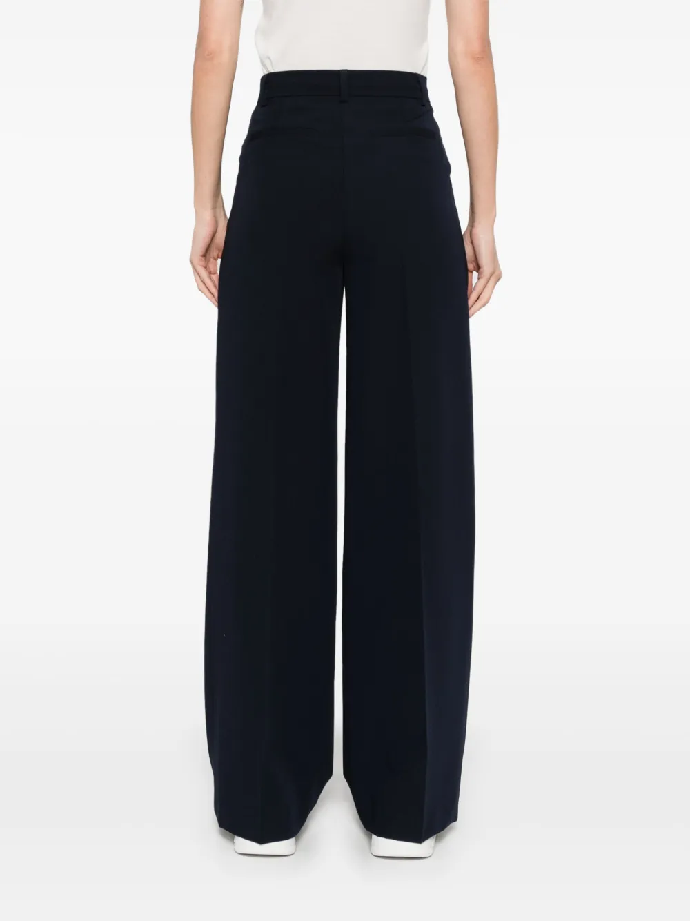 Herno Broek met wijde pijpen Blauw