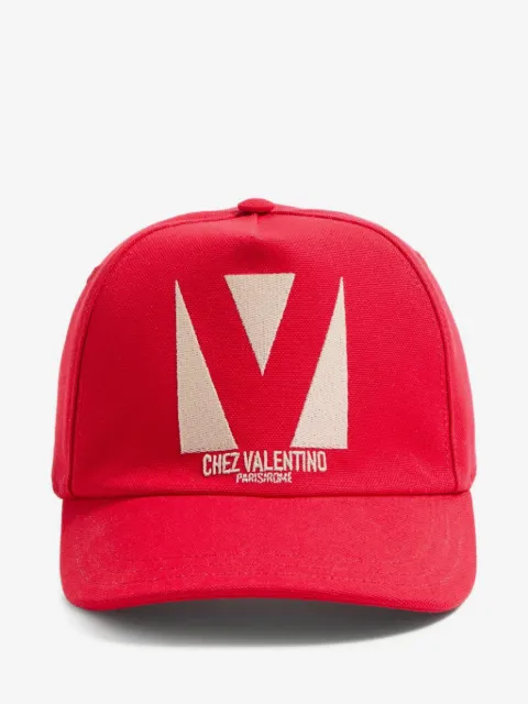 Valentino Garavani gorra de béisbol con detalle del logo