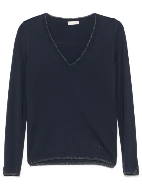 LIU JO lurex-detail top