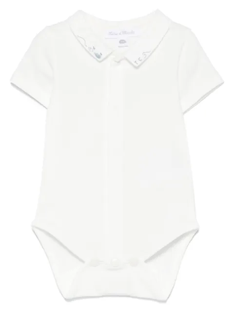Tartine Et Chocolat logo-embroidered bodysuit