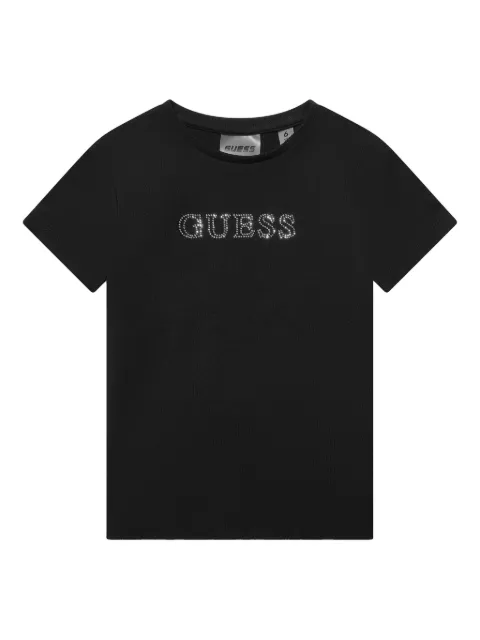 guess kids Camiseta com logo de paetês