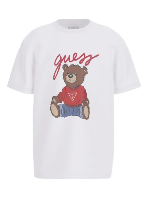 guess kids Camiseta com estampa ursinho