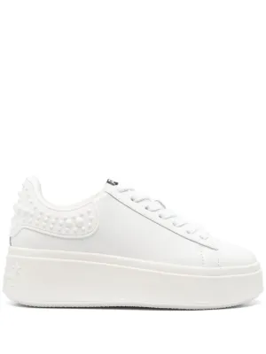 スニーカー ASH Women Sneakers FUN 01 White Amazon.com | ASH Womens Addict Nubuck Mesh White White