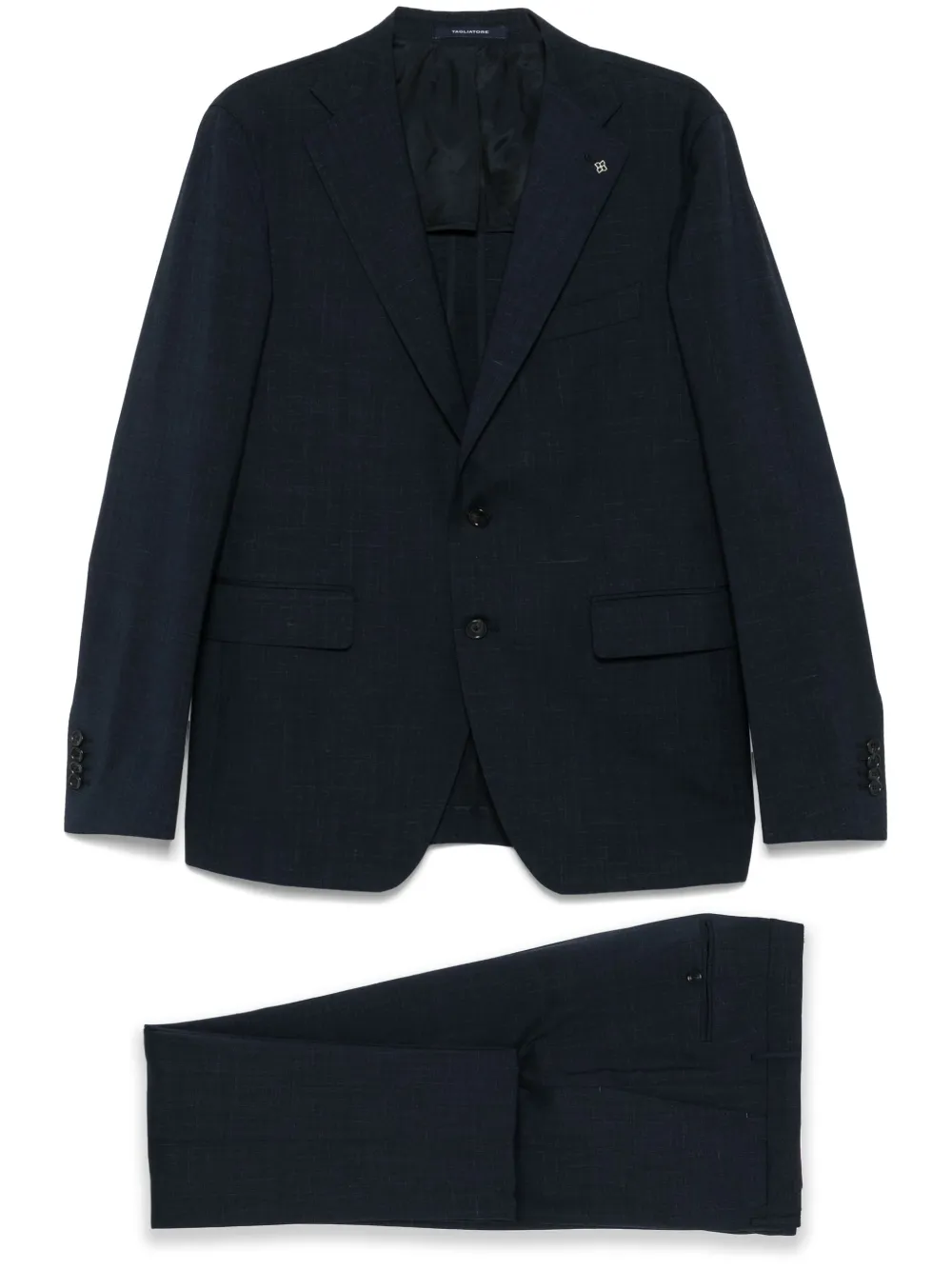 Tagliatore Pak met broche detail Blauw