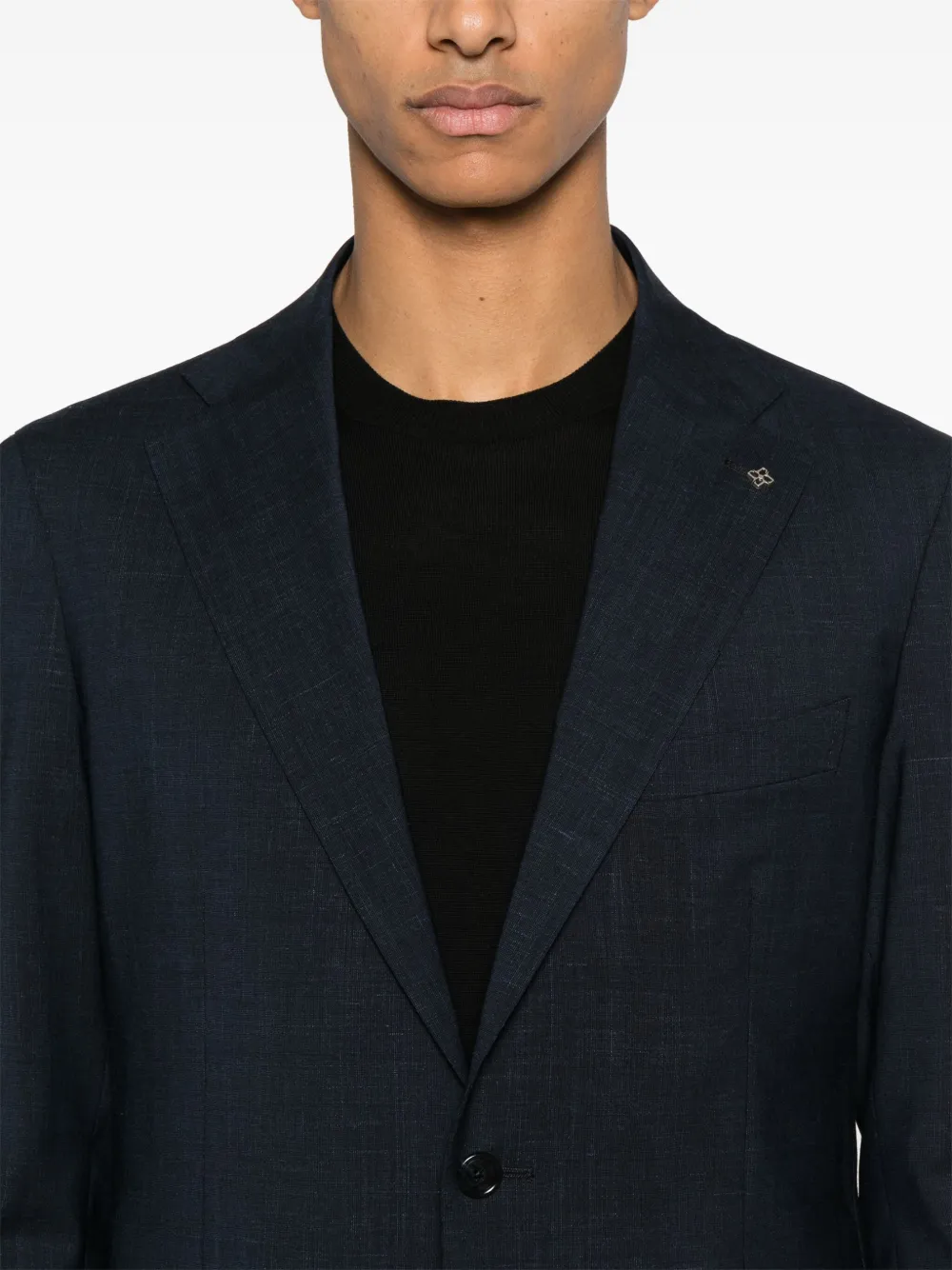 Tagliatore Pak met broche detail Blauw