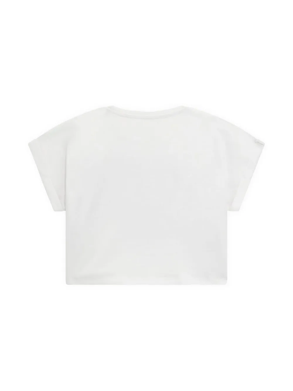 guess kids sequin-embellished t-shirt - Wit