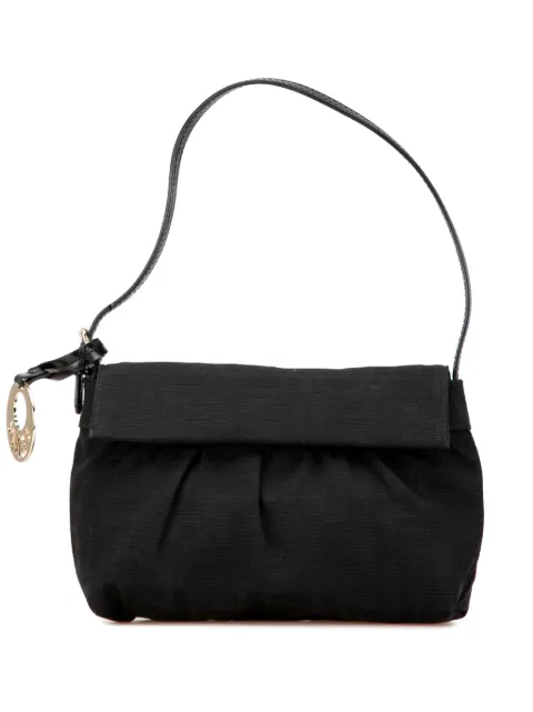 Fendi Pre-Owned 2000-2010 Mini Zucca Chef Canvas Flap shoulder bag