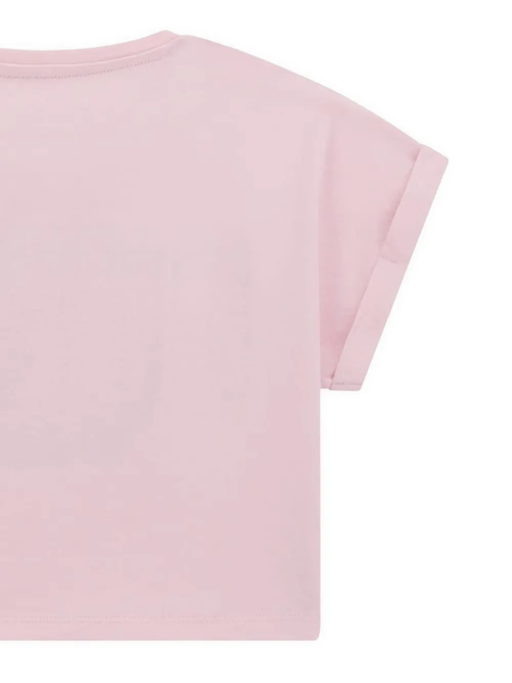 guess kids T-shirt met pailletten Roze