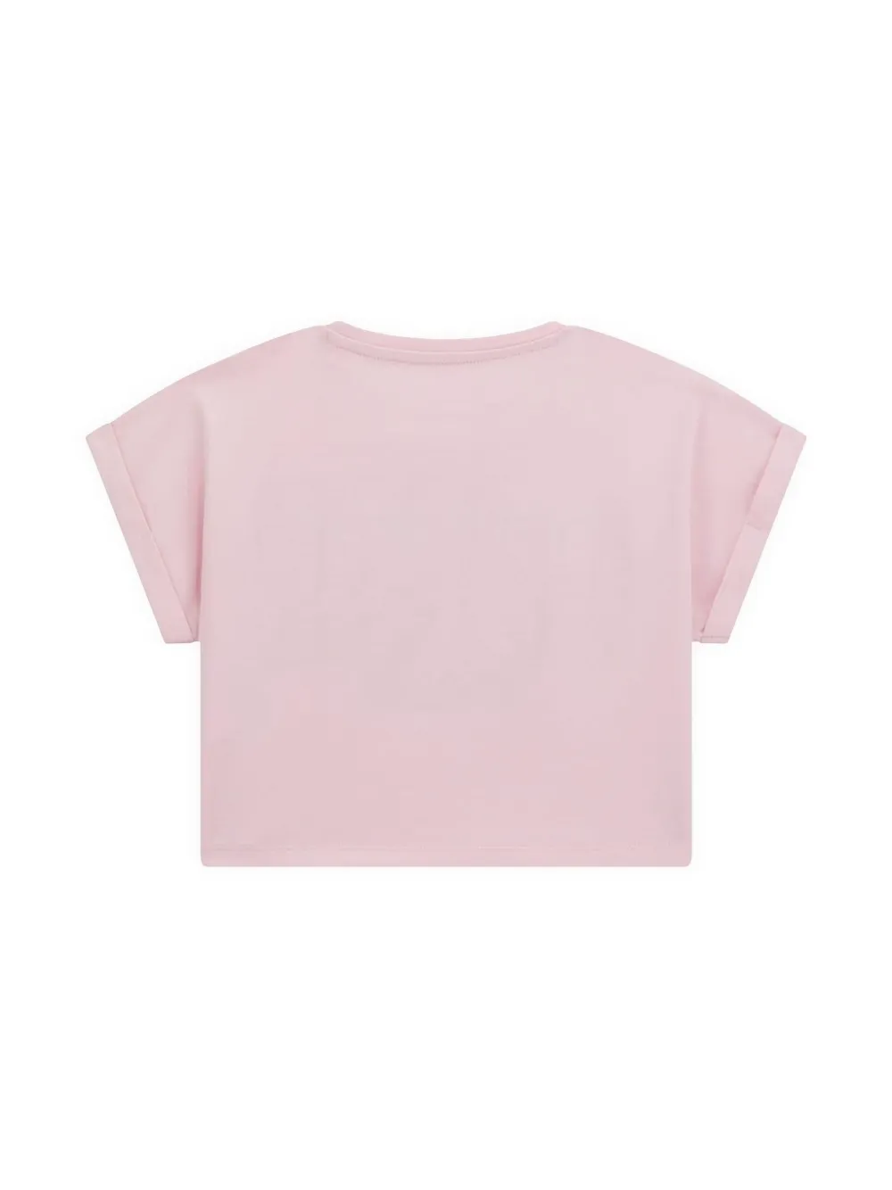 guesskids guess kids T-shirt met pailletten - Roze