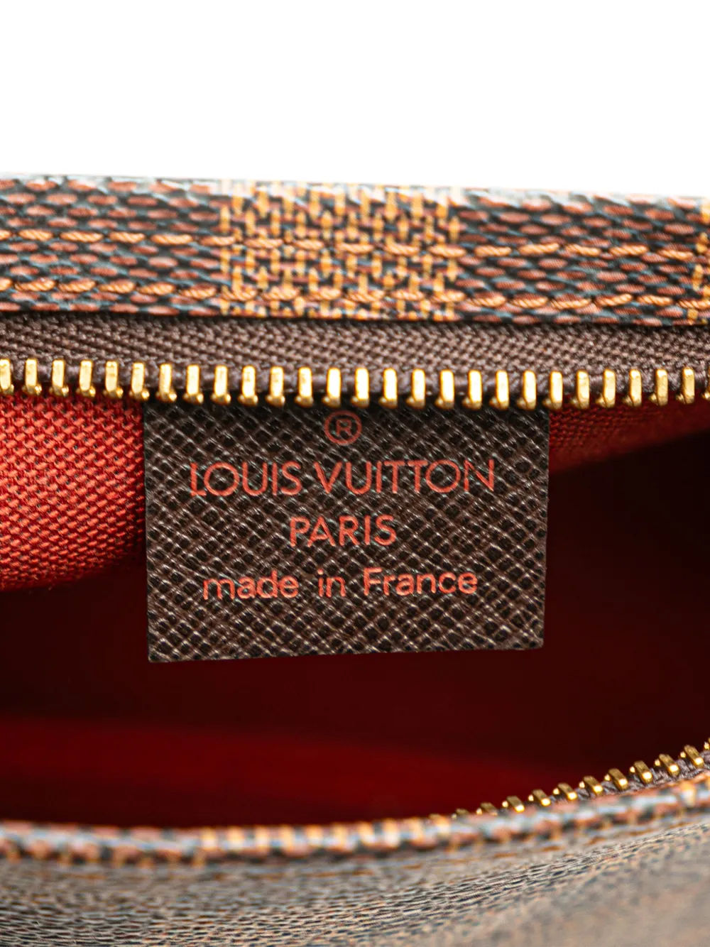Louis Vuitton Pre-Owned Borsa a mano Trousse Pochette in tela Damier Ebène 1998 | Image 6