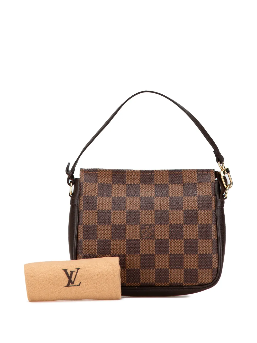 Louis Vuitton Pre-Owned Borsa a mano Trousse Pochette in tela Damier Ebène 1998 | Image 7