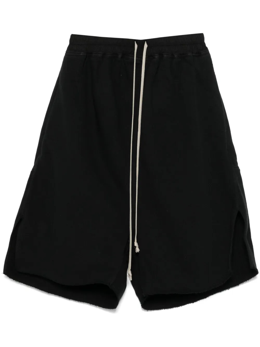 Rick Owens Drkshdw Zip-detail Track Shorts In Black