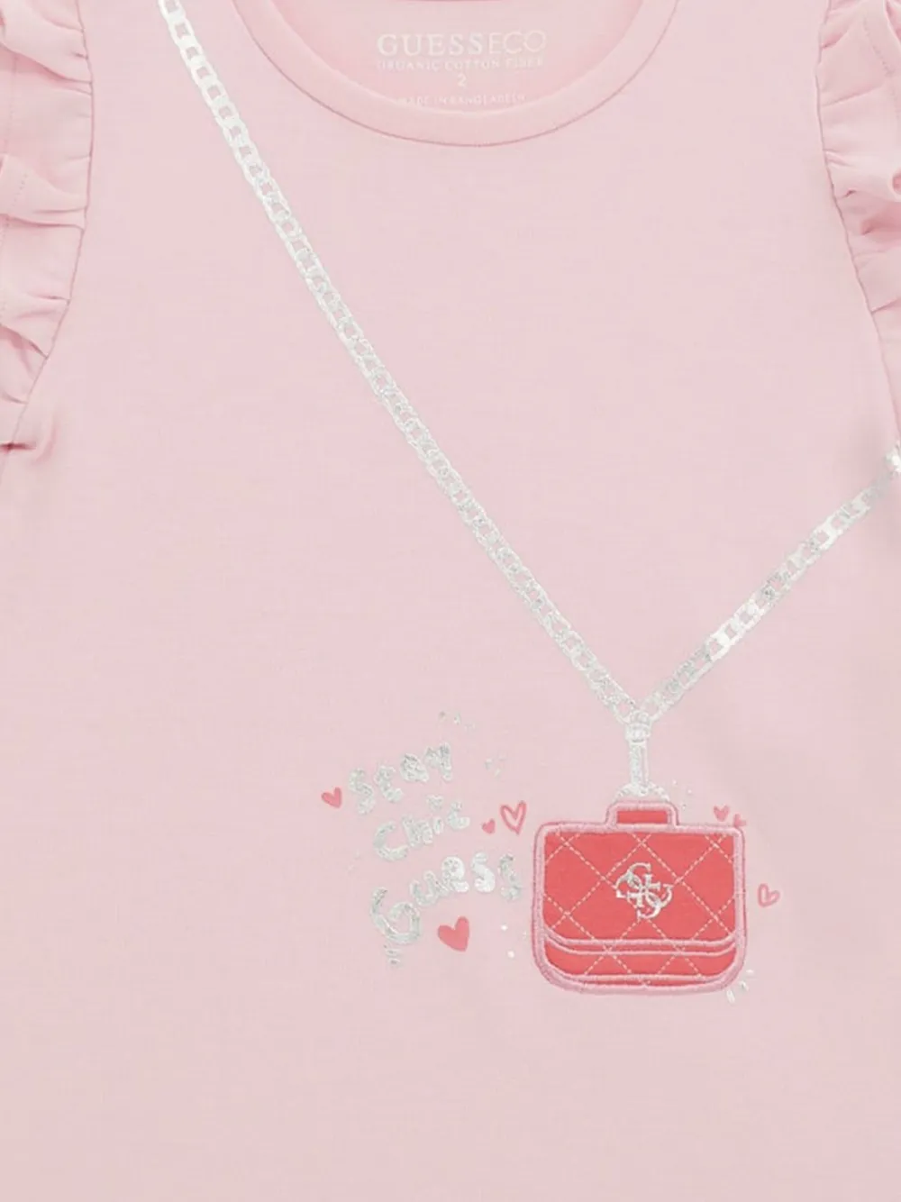 guess kids Katoenen jurk Roze
