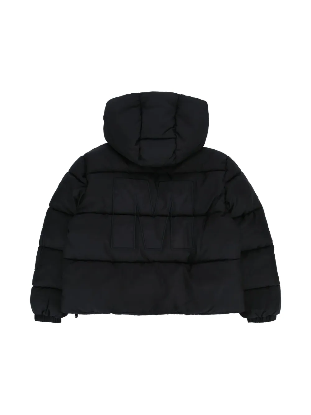 MSGM Kids monogram puffer jacket - Zwart