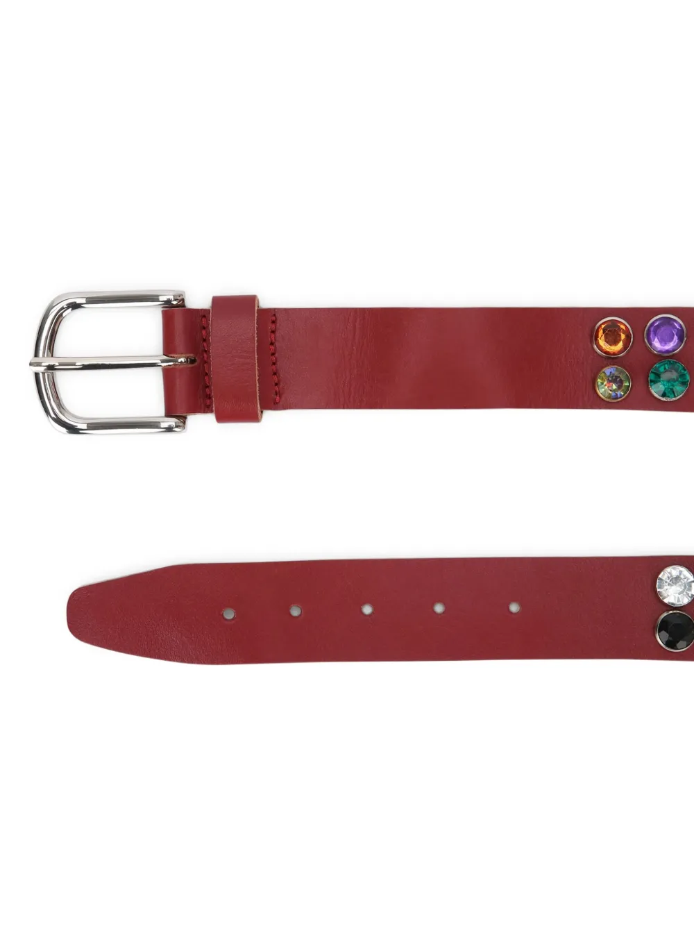 BODE Gem Stud belt - Rood