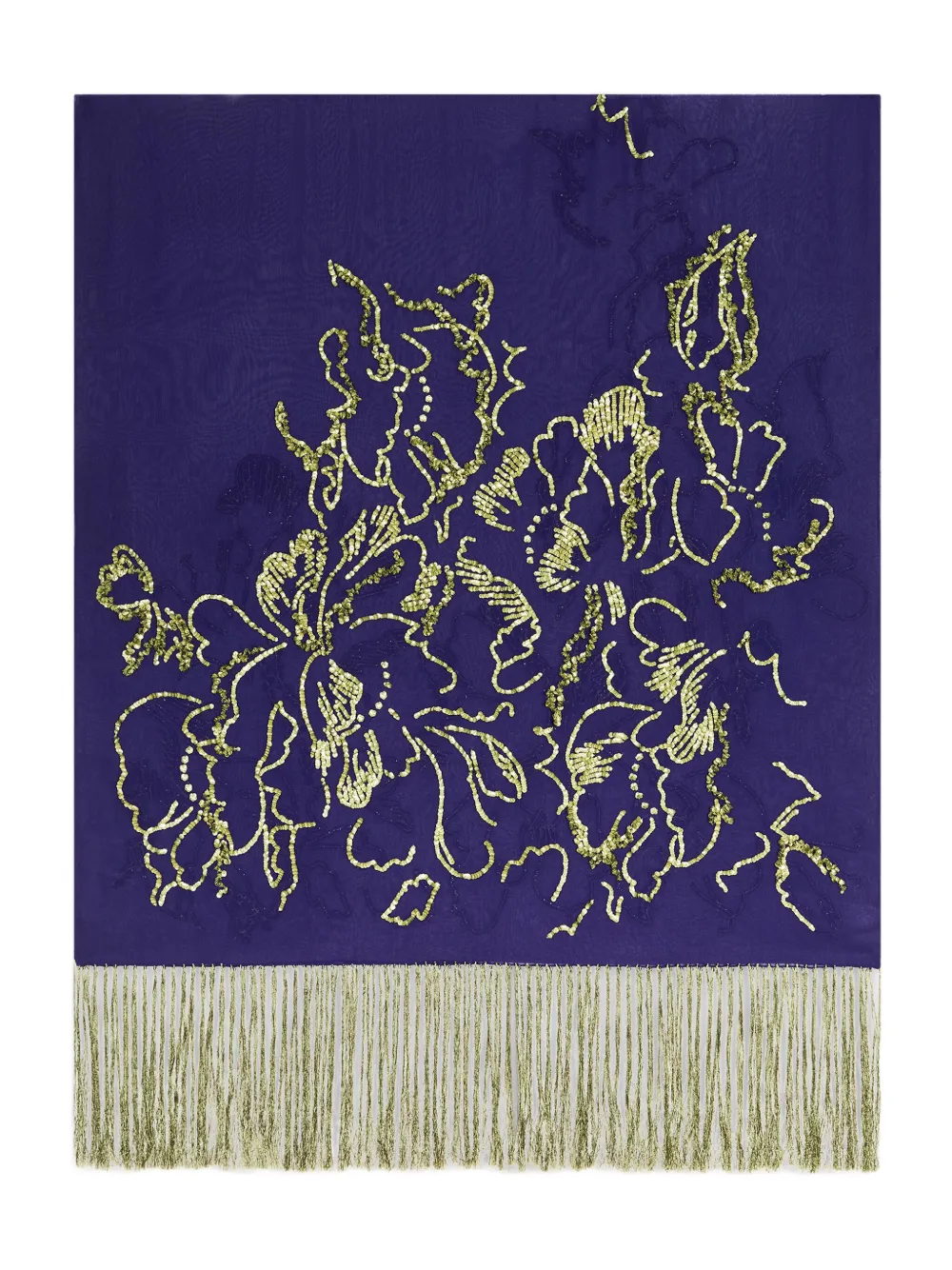 embroidered scarf