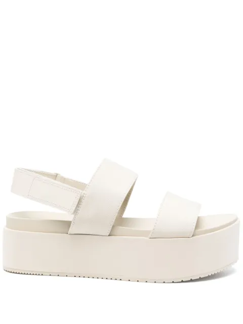 Calvin Klein Jeans sandalias de lona con plataforma