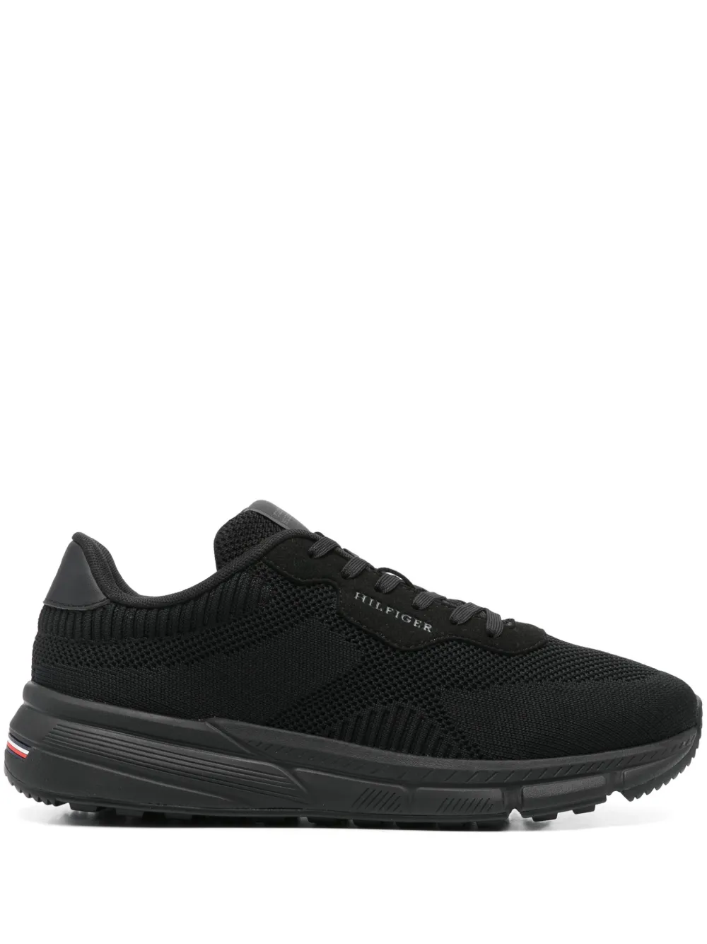 Tommy Hilfiger Gebreide sneakers Zwart