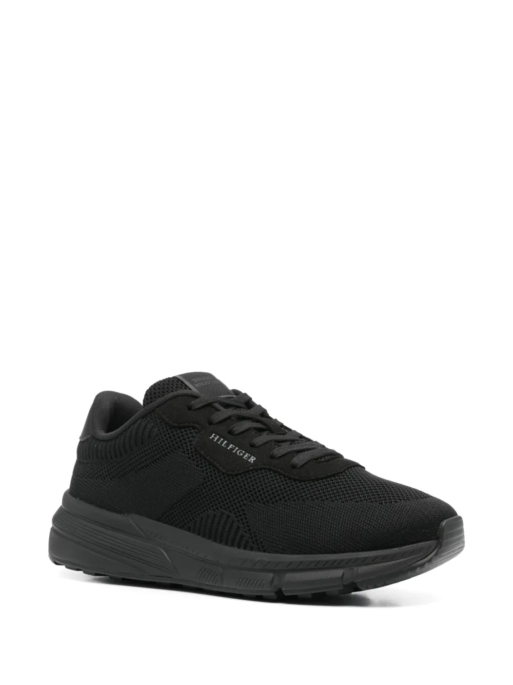 Tommy Hilfiger Gebreide sneakers Zwart