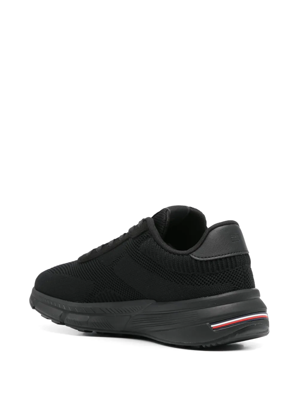 Tommy Hilfiger Gebreide sneakers Zwart