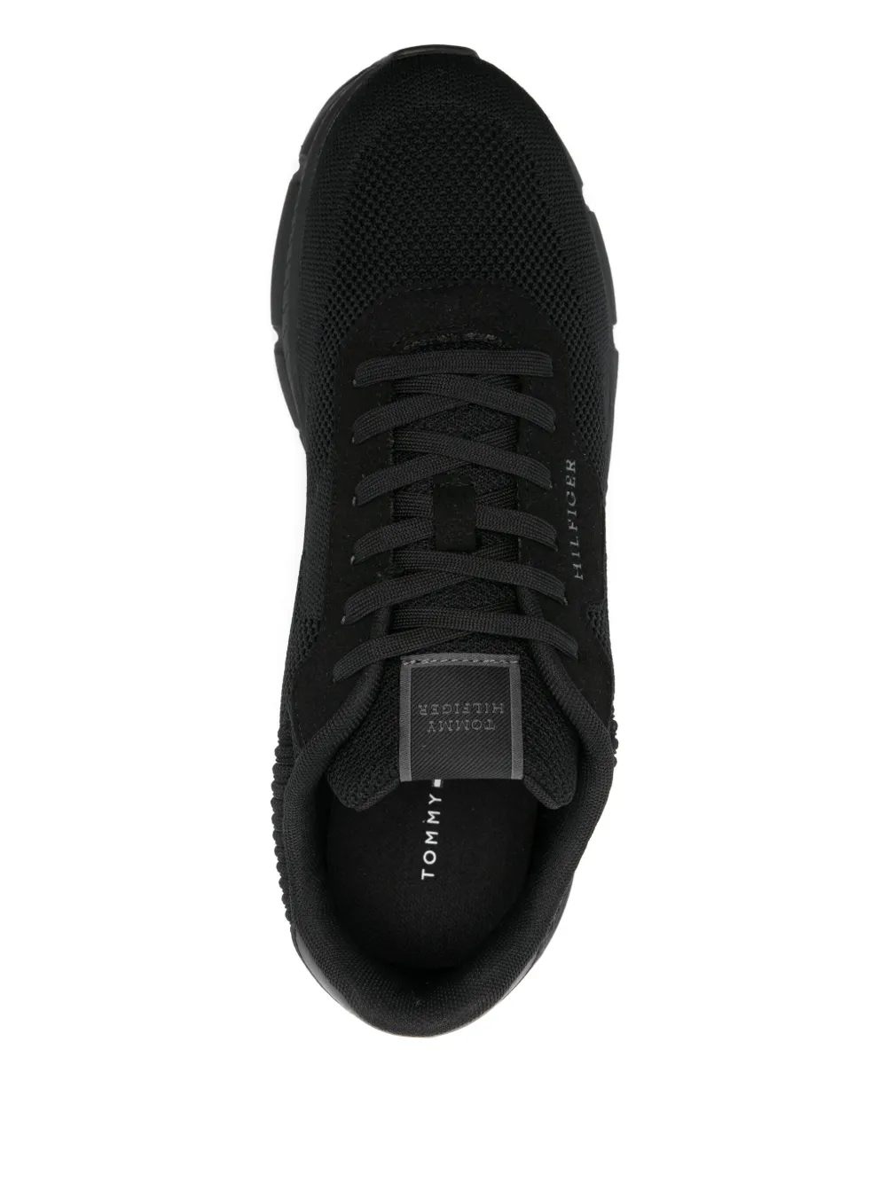 Tommy Hilfiger Gebreide sneakers Zwart