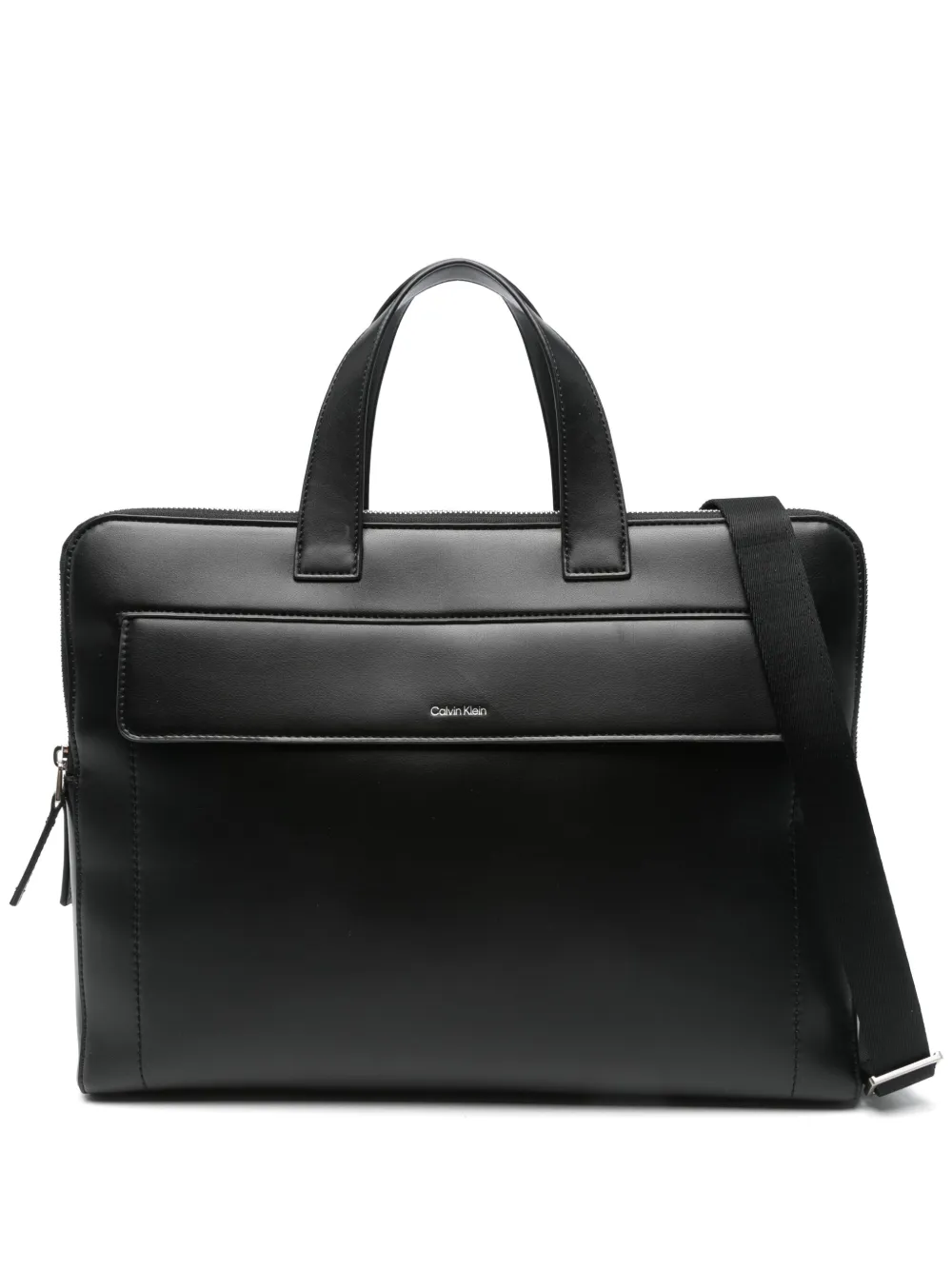 Calvin Klein logo-print laptop bag | Black | Image 1