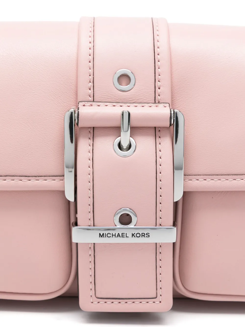 Shop Michael Michael Kors Medium Colby Shoulder Bag In Pink