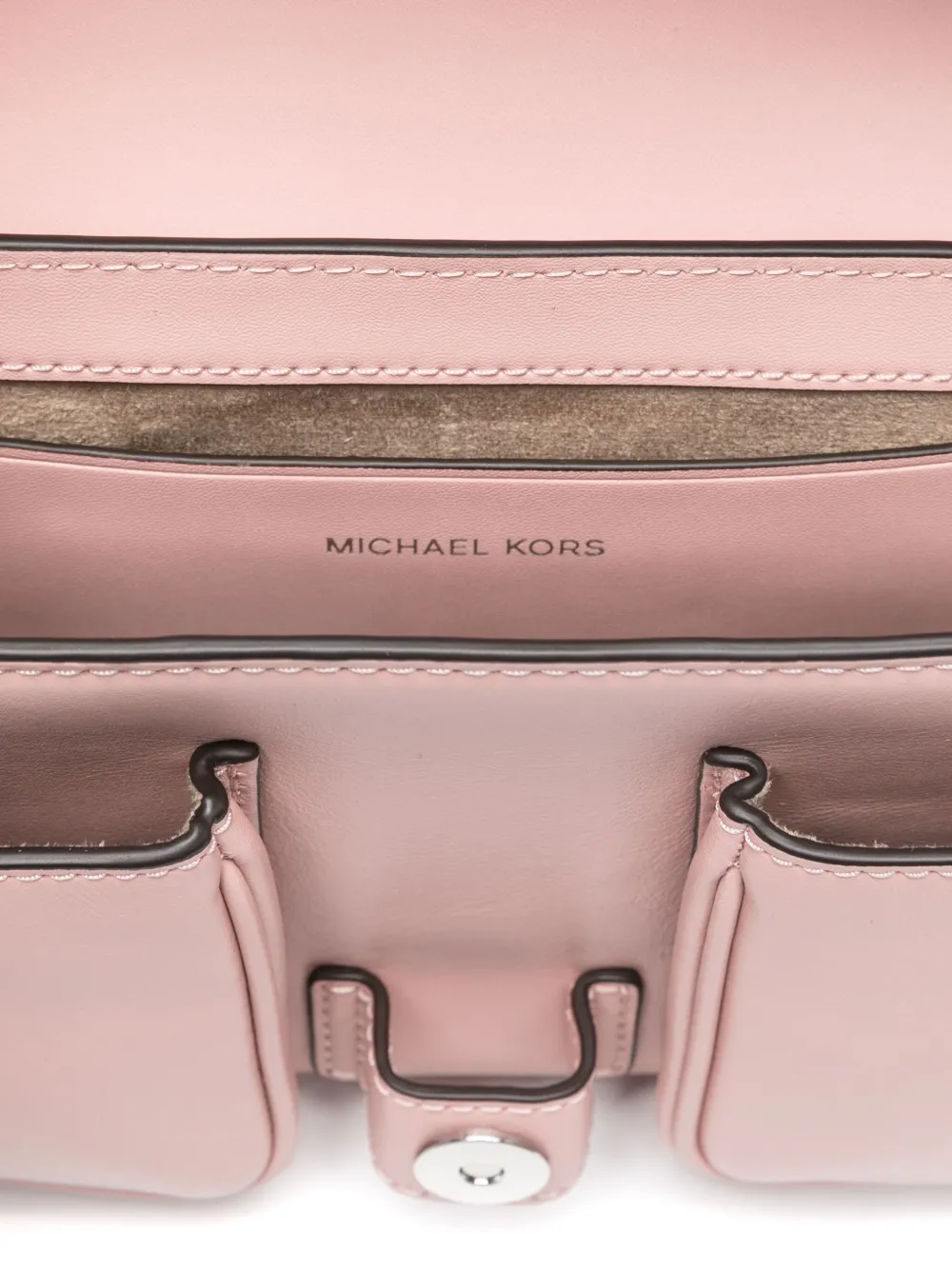 Shop Michael Michael Kors Medium Colby Shoulder Bag In Pink