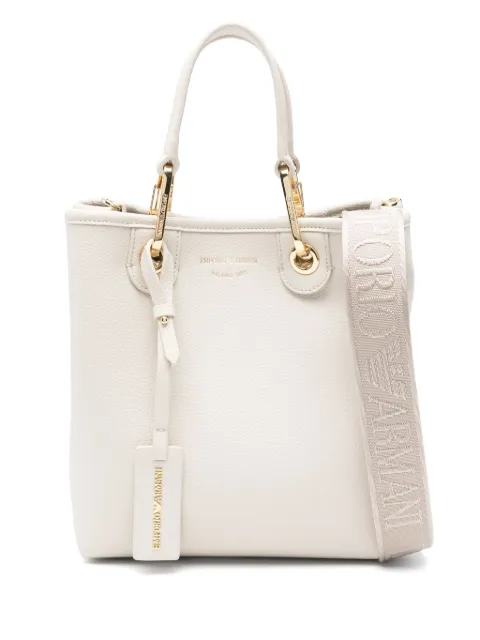 Emporio Armani logo-jacquard tote bag