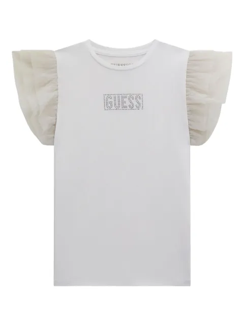 guess kids playera con volantes en las mangas