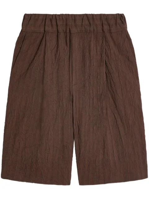 DRIES VAN NOTEN shorts con pinzas
