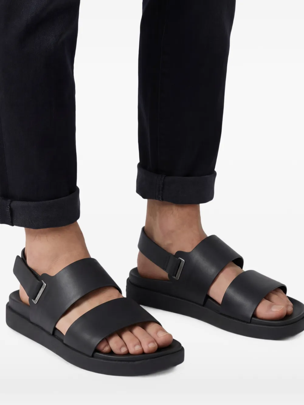 Calvin Klein Eyel sandalen Zwart
