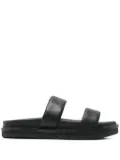 Calvin Klein Jeans leather sandals - Black