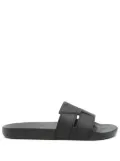 Calvin Klein logo-debossed slides - Black