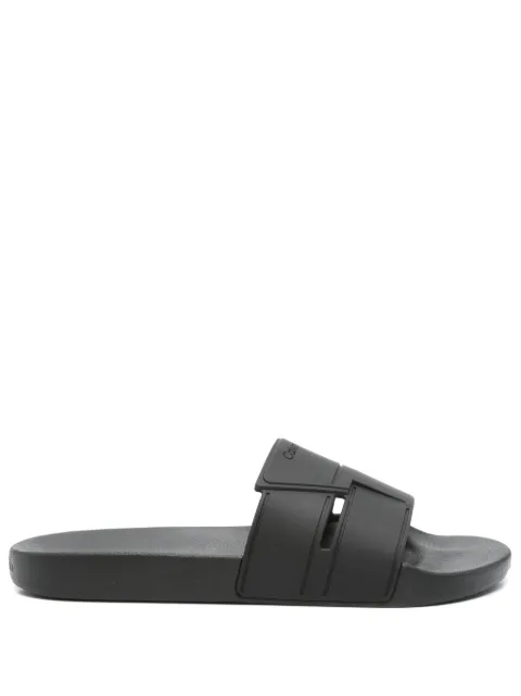 Calvin Klein logo-debossed slides 
