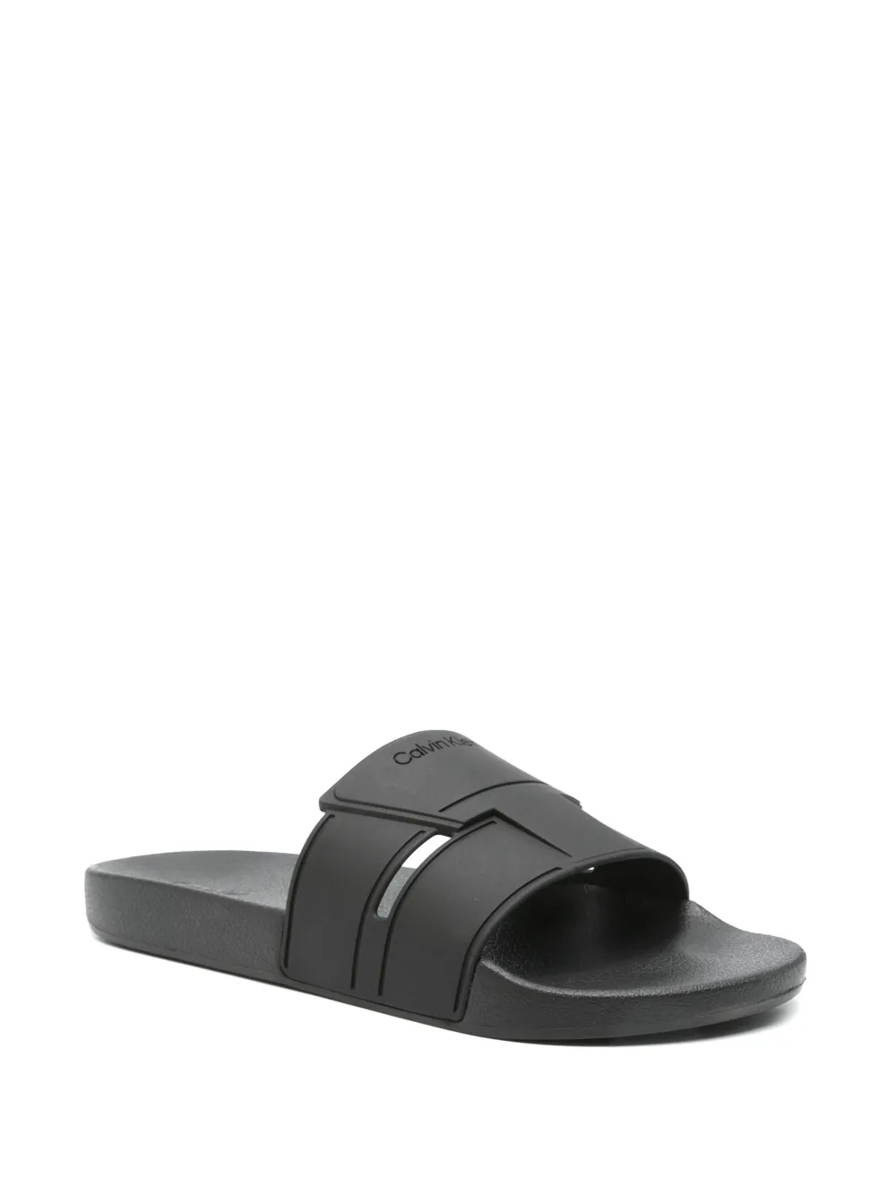 Calvin Klein logo-debossed slides | Image 2