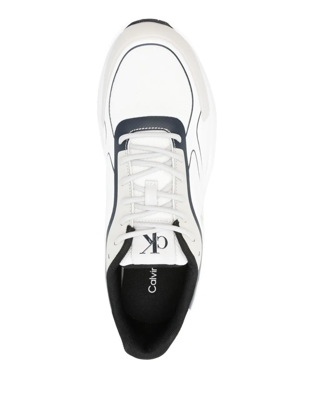 Calvin Klein Jeans logo-embroidered sneakers White