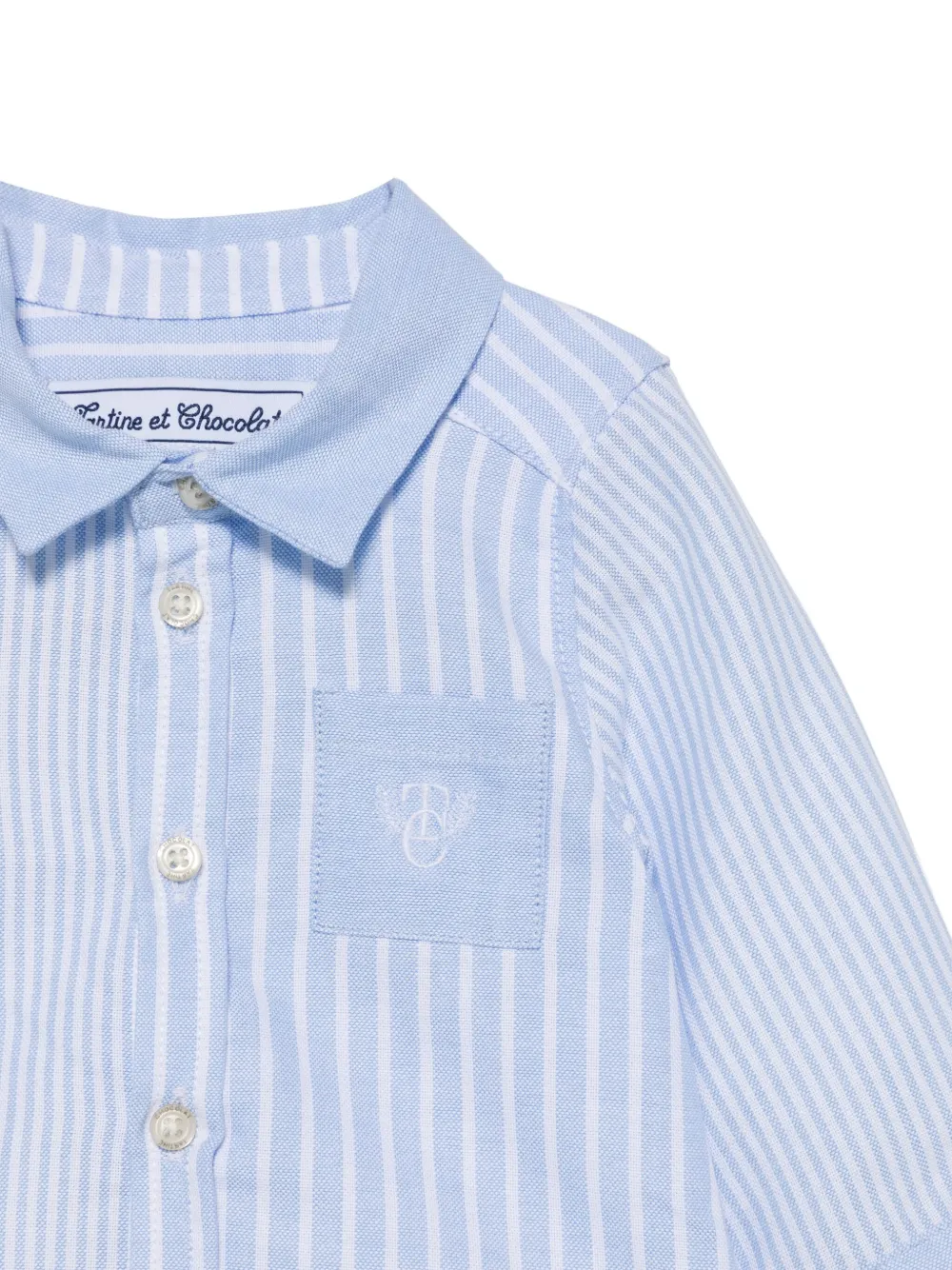 Tartine Et Chocolat Gestreept shirt Blauw