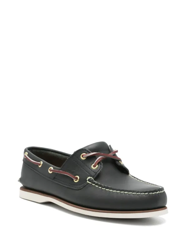 Timberland レザー デッキシューズ Timberland レザー デッキシューズ | ブルー | FARFETCH JP
