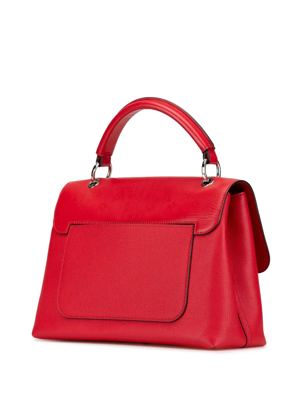 Pre-owned Louis Vuitton 2017 Monogram Very One Handle Satchel In Red