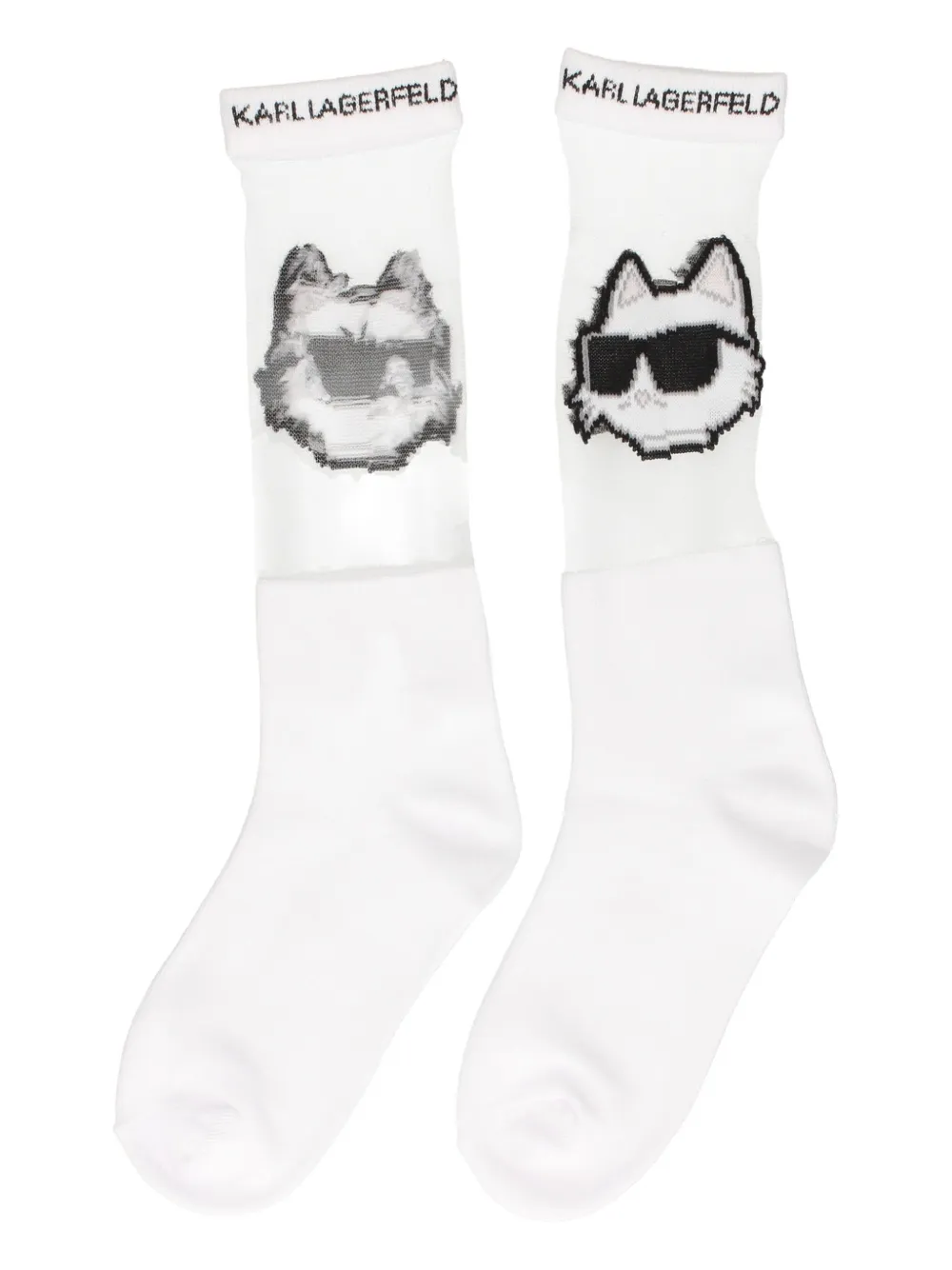 Karl Lagerfeld Kids calcetines Choupette | blanco | Image 1