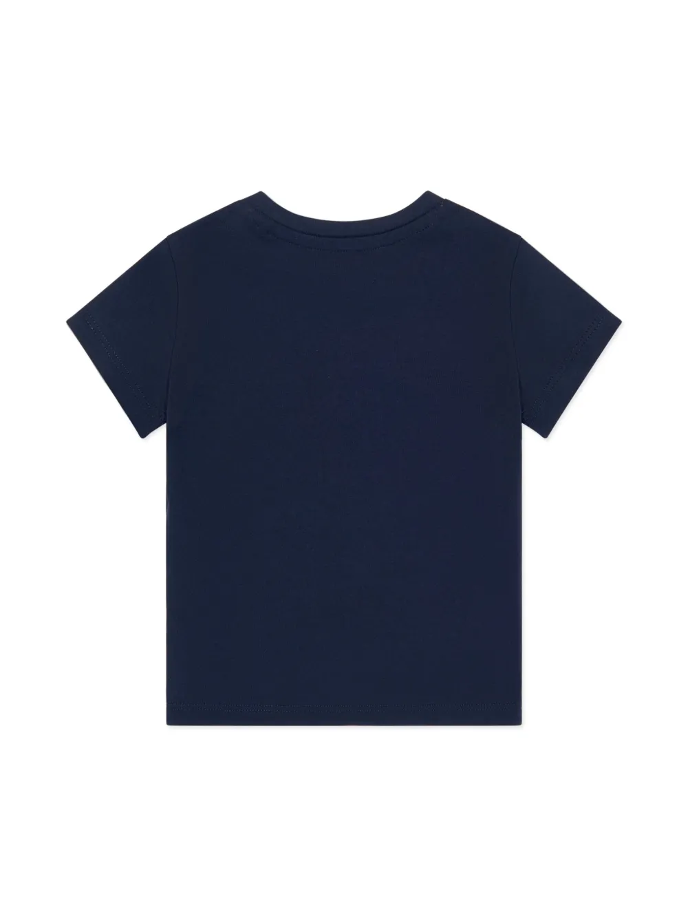 guess kids logo-print T-shirt - Blauw