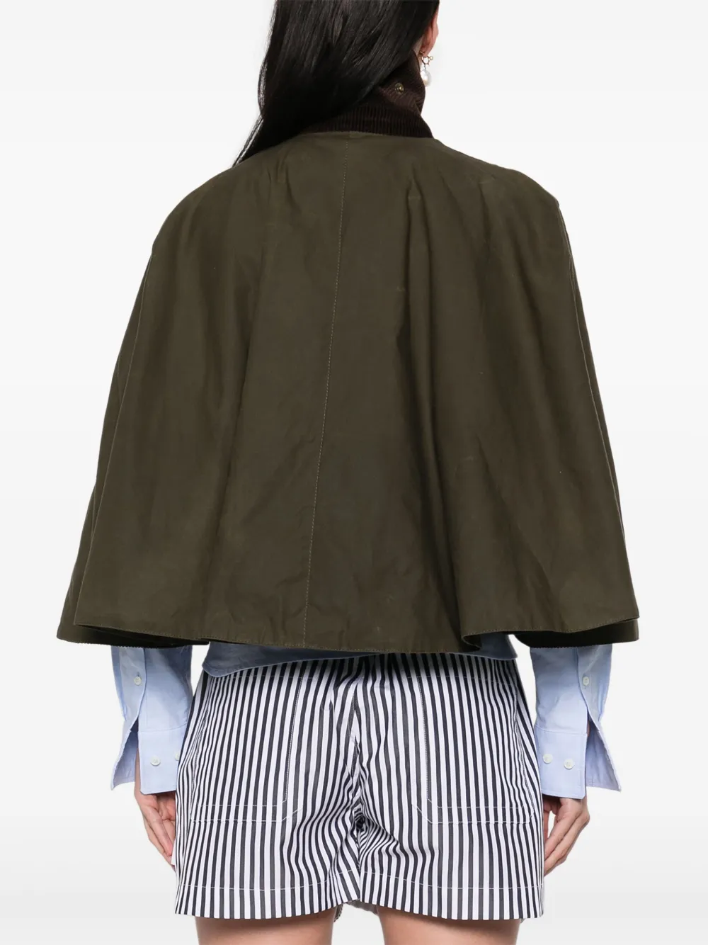 Barbour x Erdem Clover jack Groen