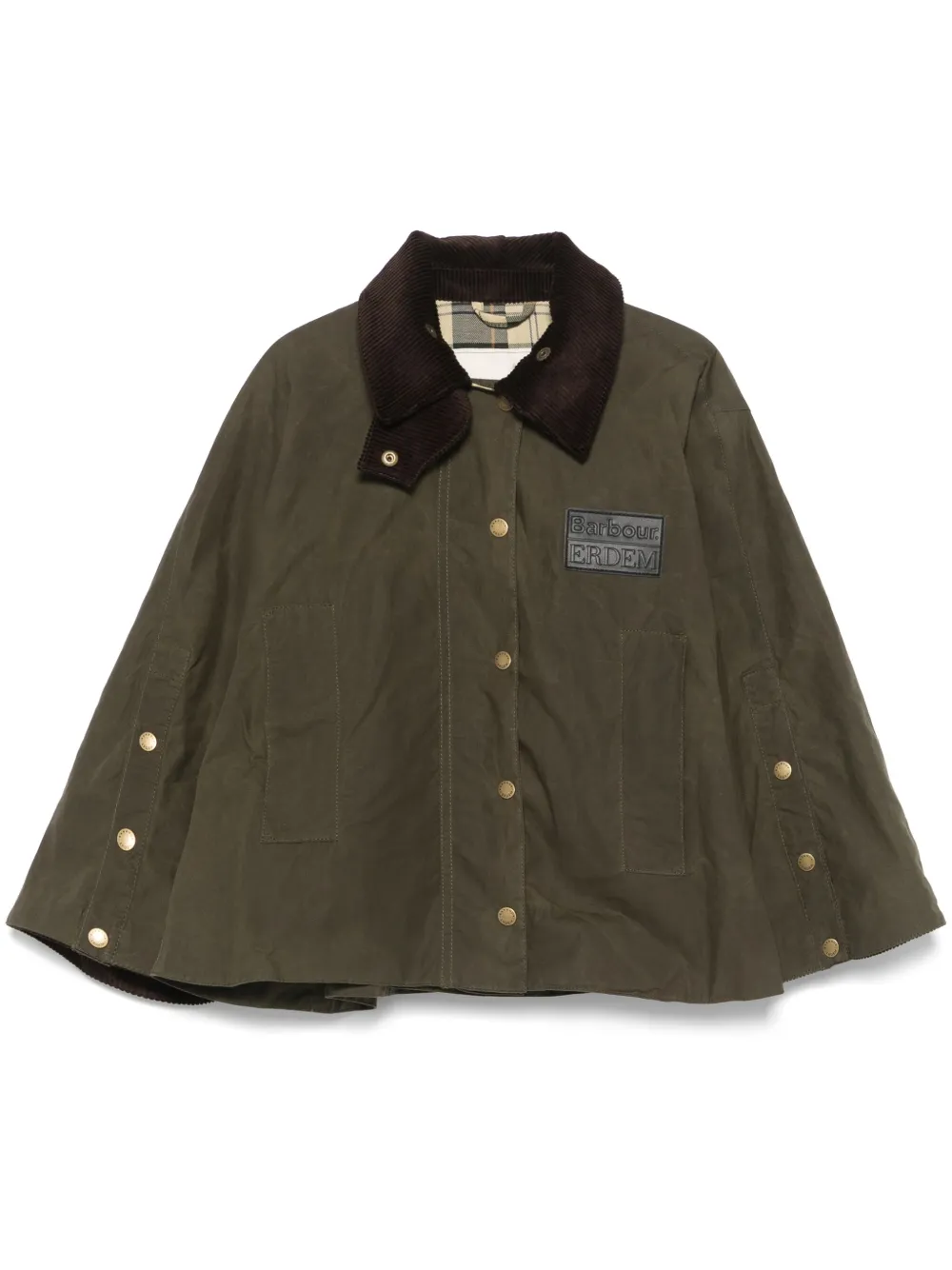 Barbour x Erdem Clover jack Groen