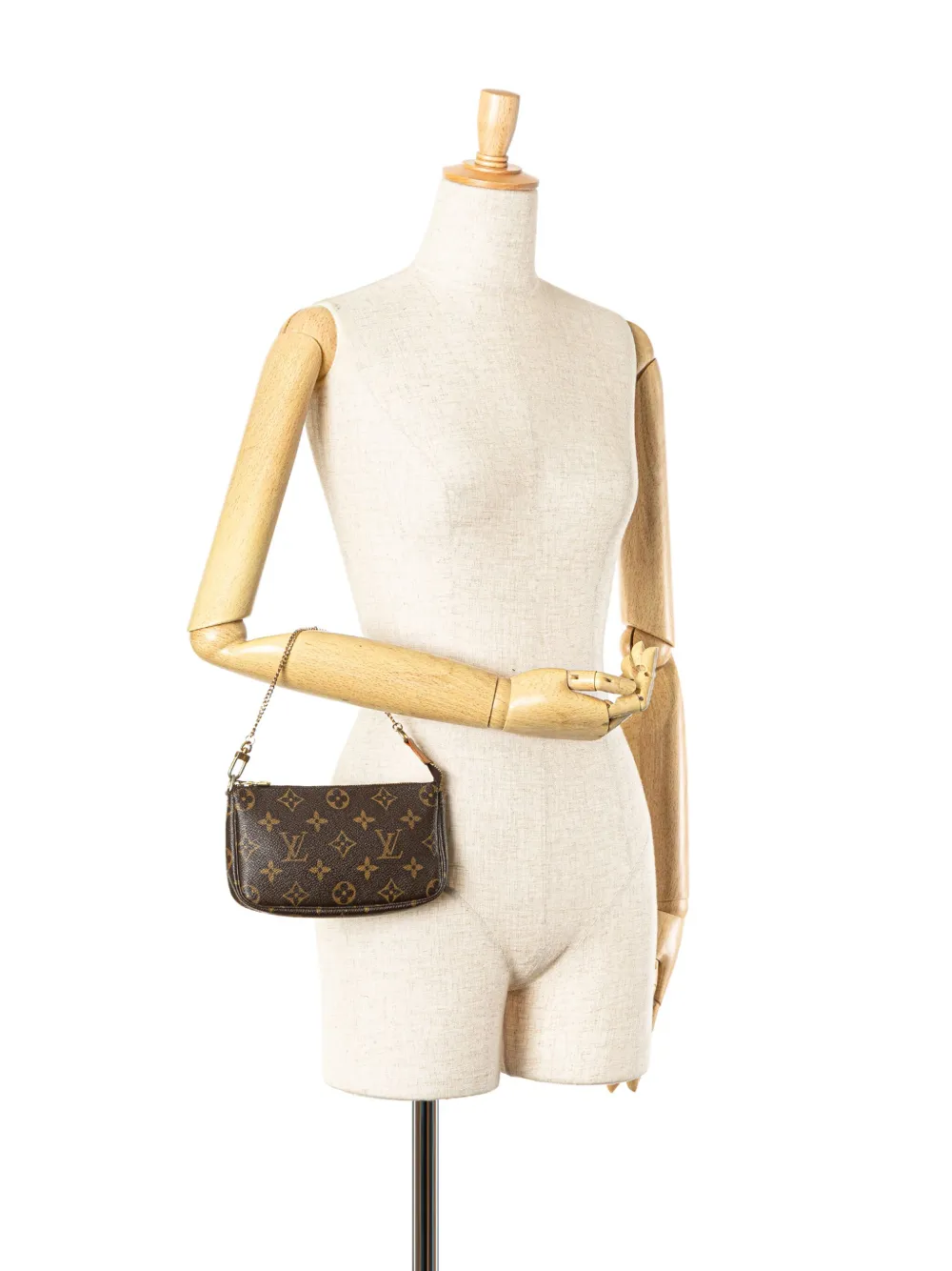 Louis Vuitton Pre-Owned 2005 Pochette Accessoires mini-handtas met monogram - Bruin