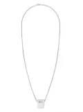 Rick Owens logo-engraved necklace - Silver