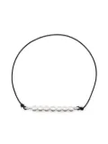 Le Gramme beaded cord bracelet - Silver