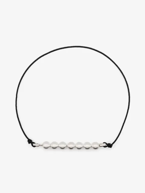 Le Gramme beaded cord bracelet
